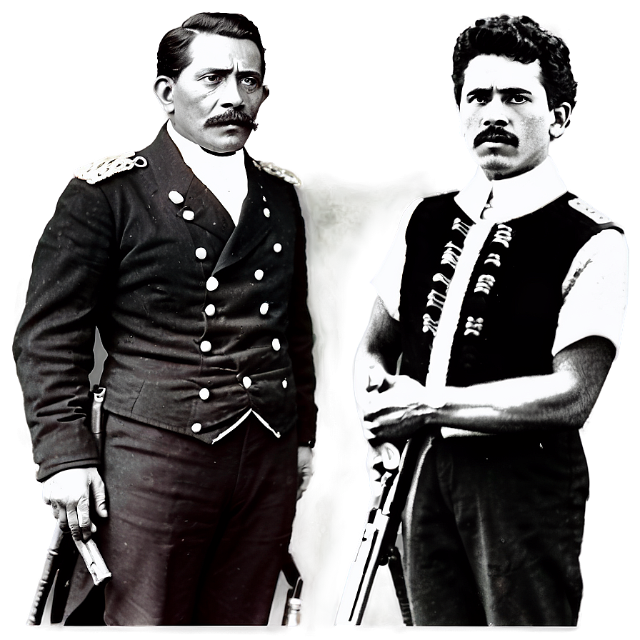 Mexican Revolutionary Heroes Png 05212024 PNG image