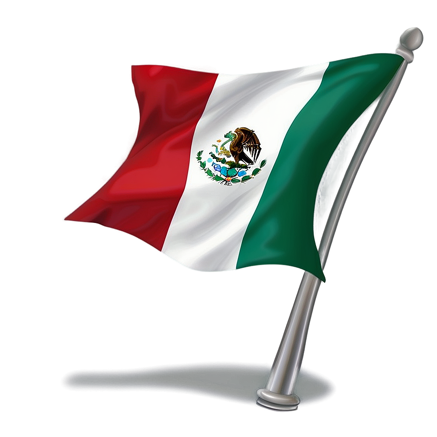 Mexico Flag Cartoon Png 05232024 PNG image