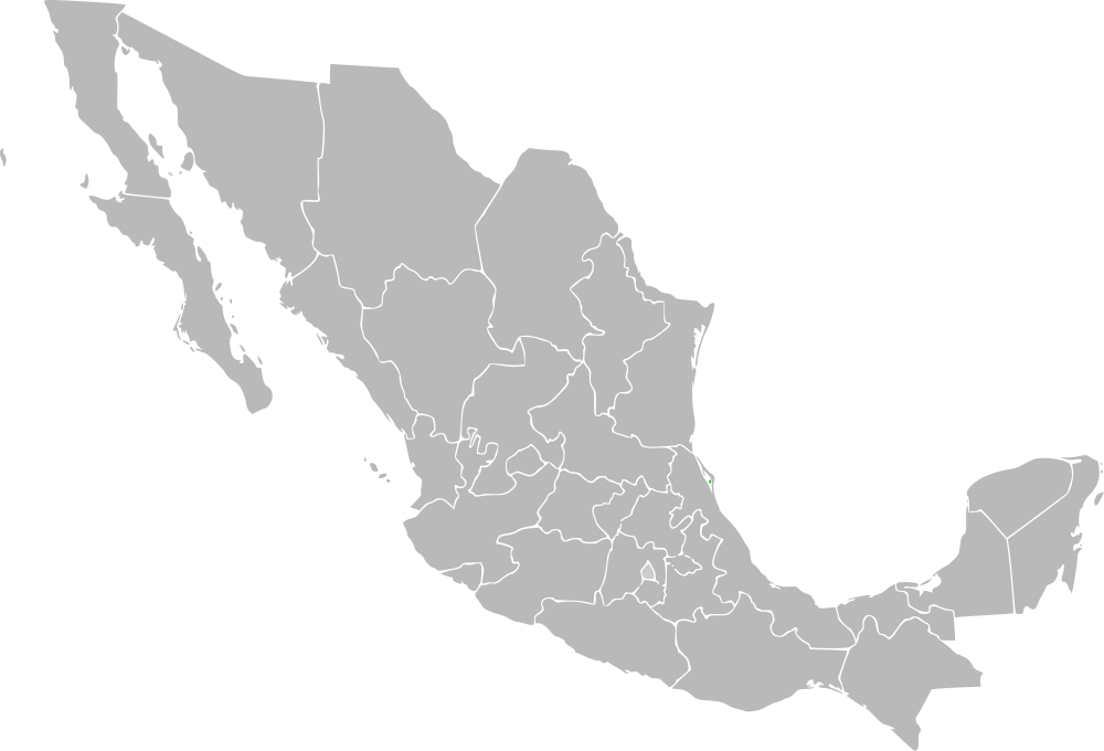 Mexico Outline Map PNG image