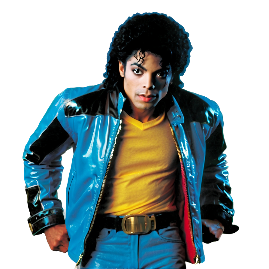 Michael Jackson 1980s Look Thriller Png 06252024 PNG image