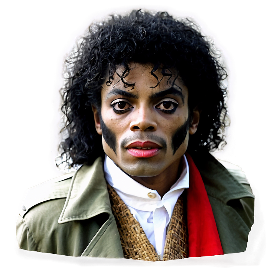 Michael Jackson 1980s Look Thriller Png Wab PNG image