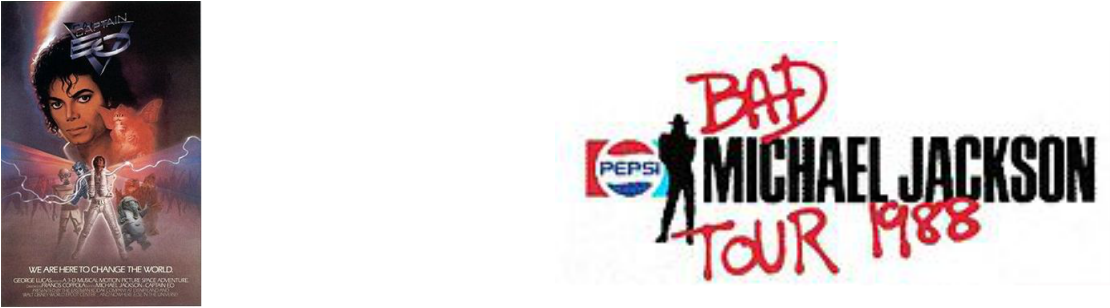Michael Jackson Bad Tour Pepsi Sponsorship1988 PNG image