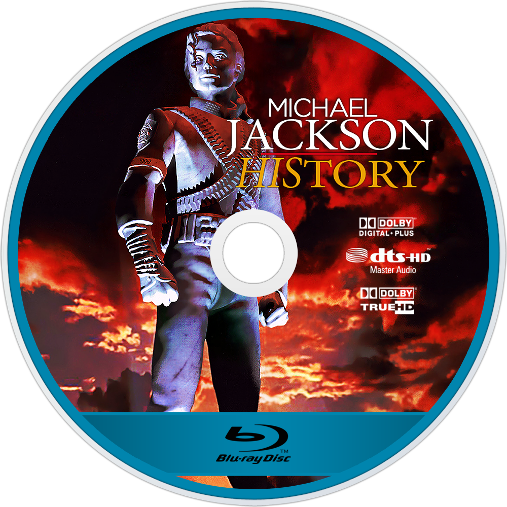 Michael Jackson History Bluray Disc PNG image