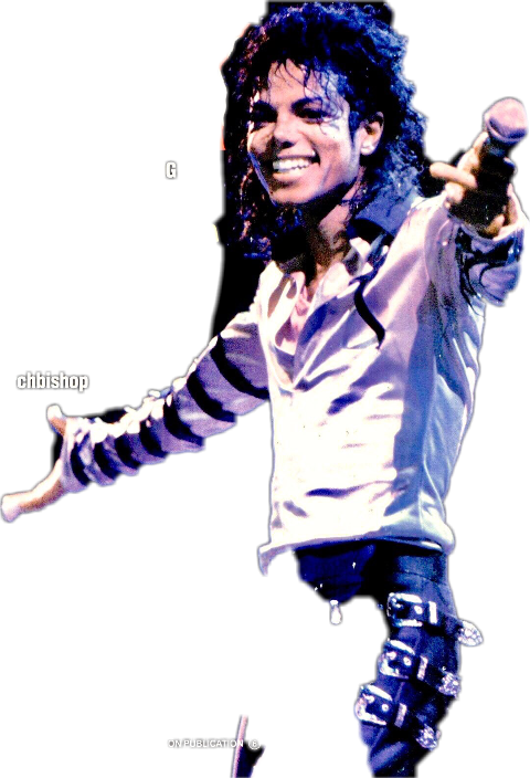 Michael Jackson Iconic Pose PNG image