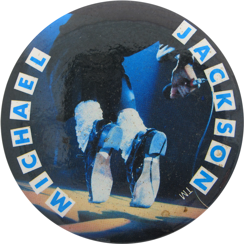 Michael Jackson Moonwalk Pin PNG image