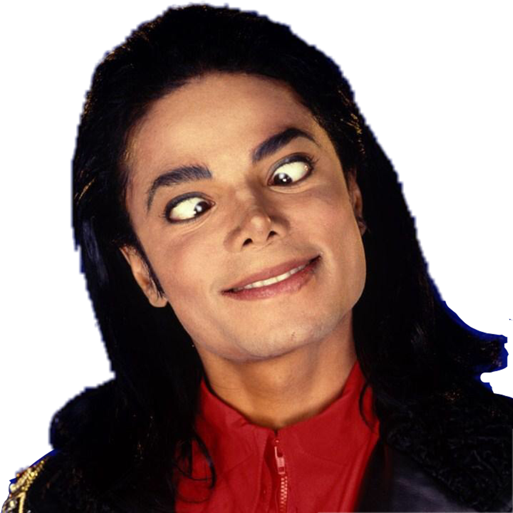 Michael Jackson Smiling Portrait PNG image
