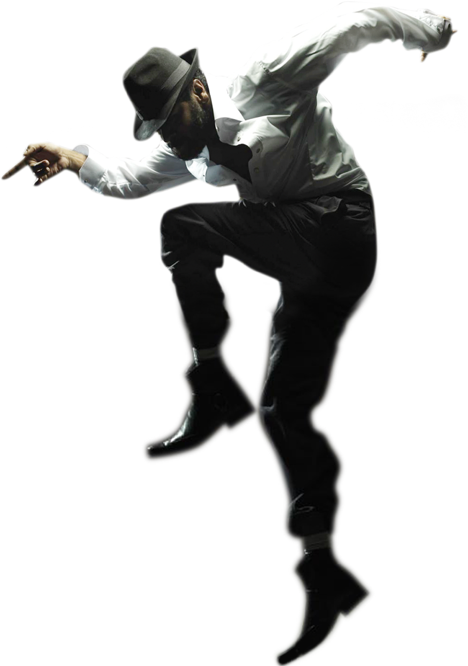 Michael Jackson Smooth Criminal Lean Pose PNG image