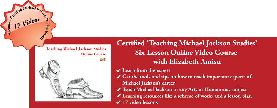 Michael Jackson Studies Online Course Advertisement PNG image