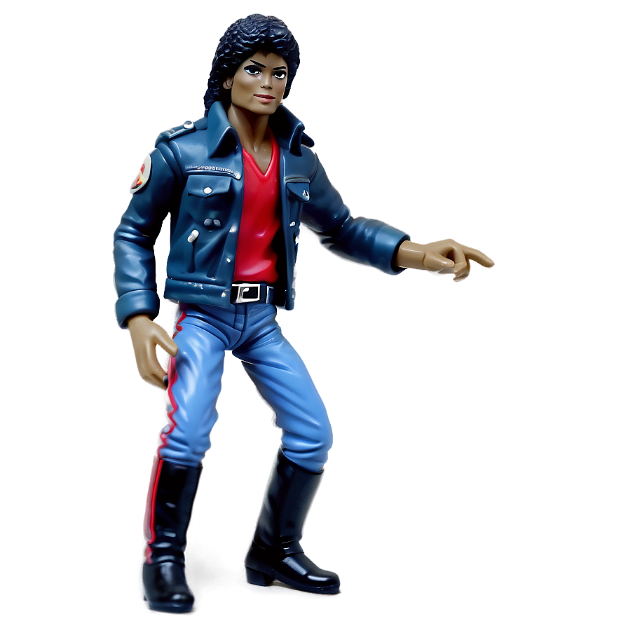 Michael Jackson Thriller Action Figure Png 06252024 PNG image