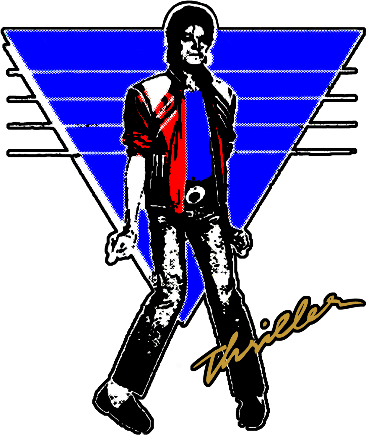Michael Jackson Thriller Pose PNG image