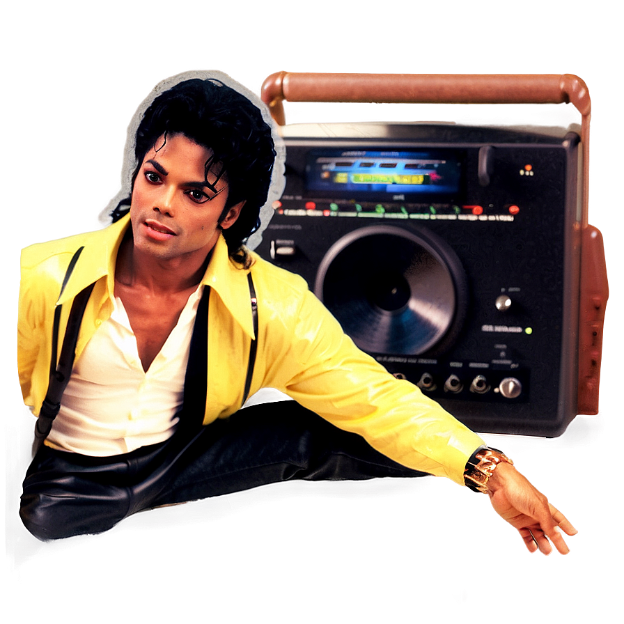 Michael Jackson Thriller Record Player Png Hmw PNG image