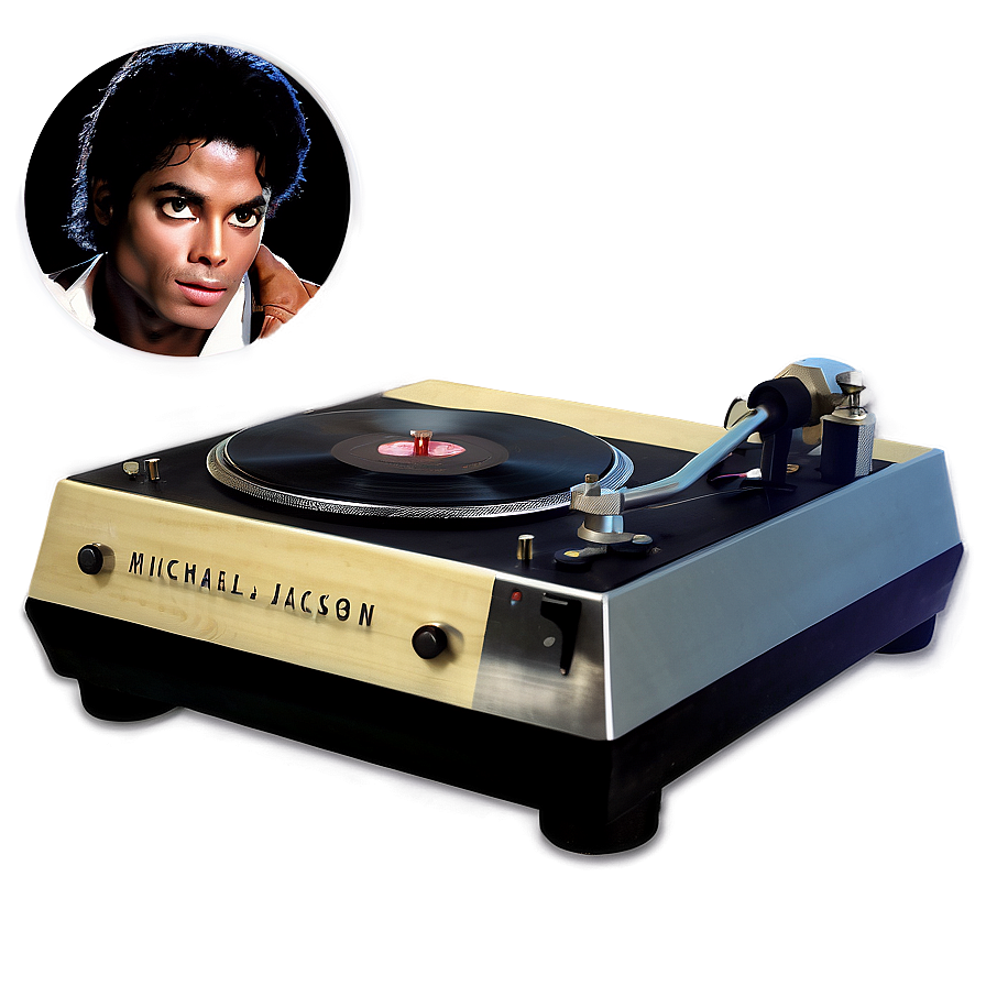 Michael Jackson Thriller Record Player Png Rfc78 PNG image