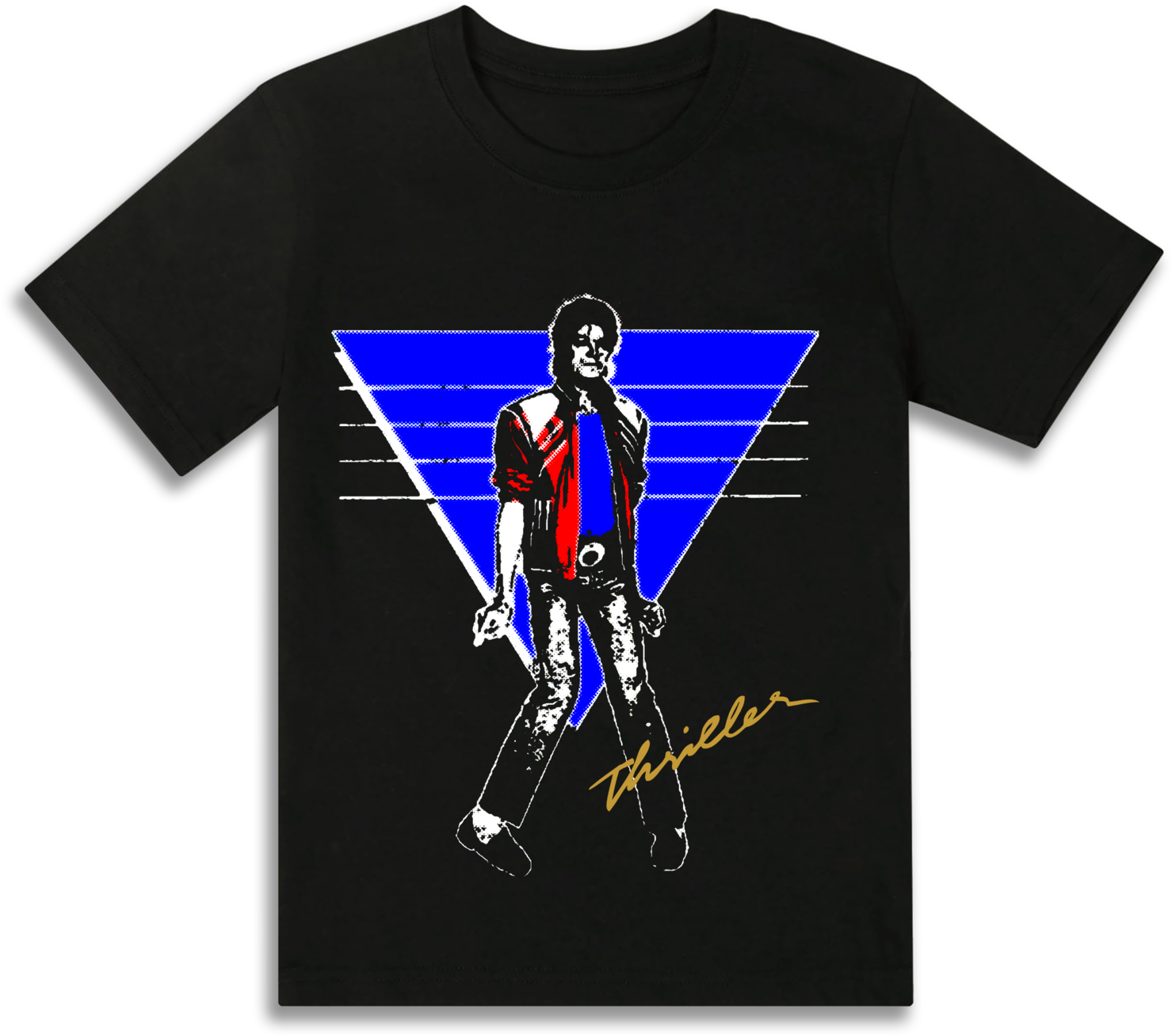 Michael Jackson Thriller T Shirt Design PNG image