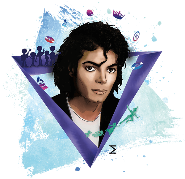 Michael Jackson Tribute Artwork PNG image