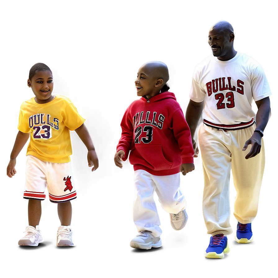 Michael Jordan Family Moments Png Qba PNG image