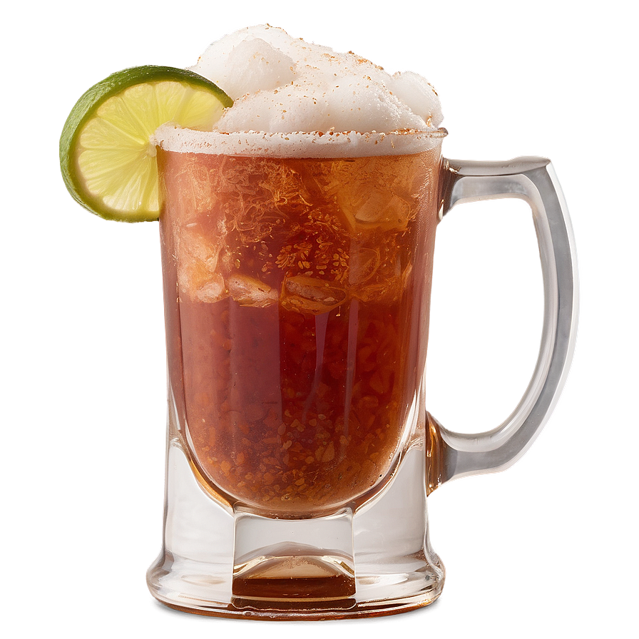 Michelada With Beer Foam Png Cxg PNG image