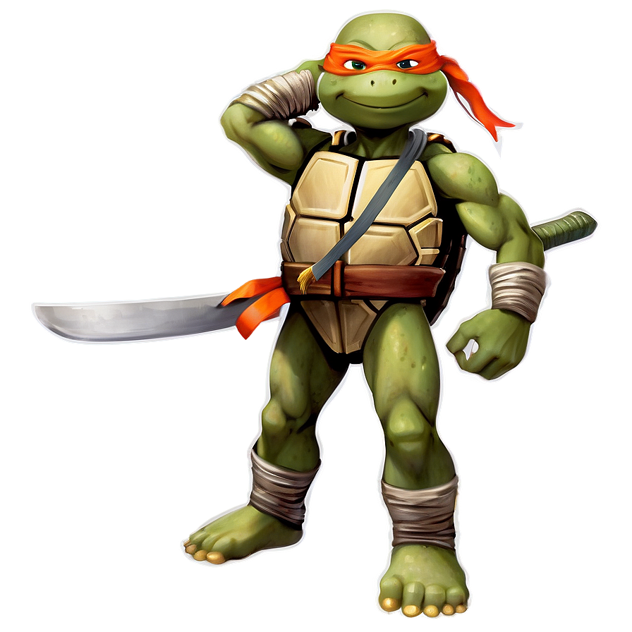 Michelangelo Ninja Turtle Png Lqb22 PNG image