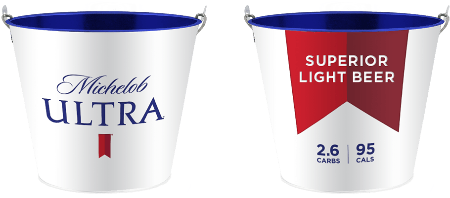 Michelob Ultra Beer Buckets PNG image