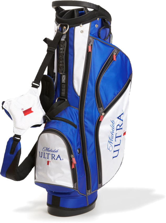 Michelob Ultra Branded Golf Bag PNG image
