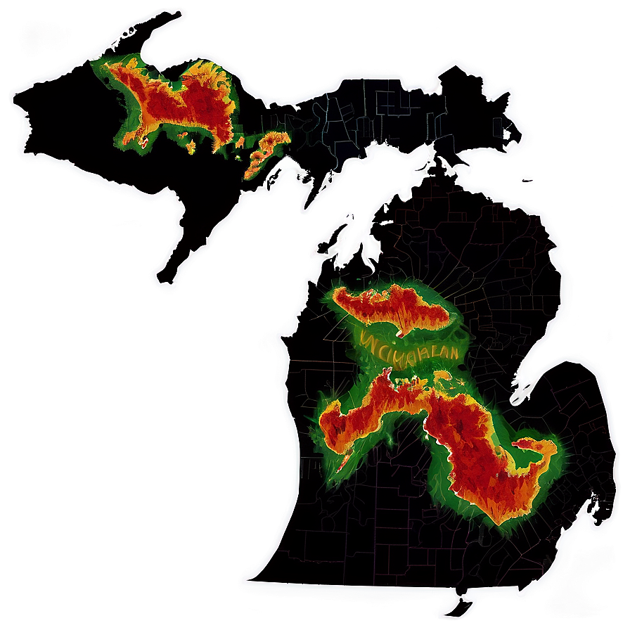 Michigan Outer Line Png Bct64 PNG image