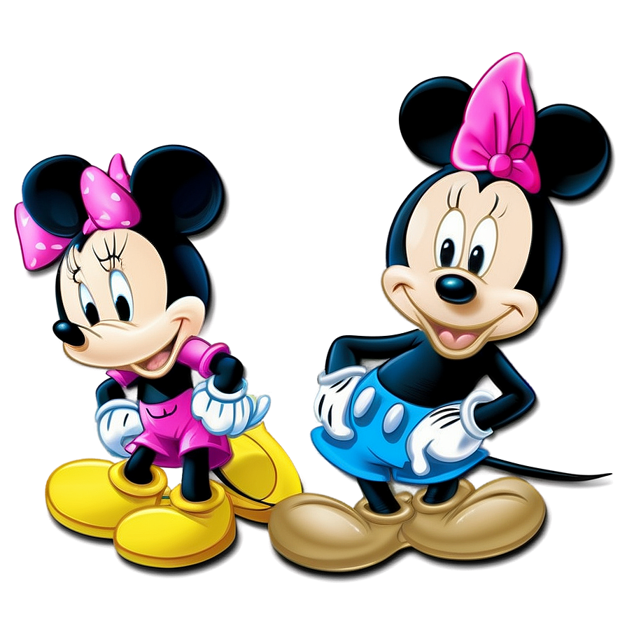 Mickey And Minnie Cartoon Png Nqg PNG image