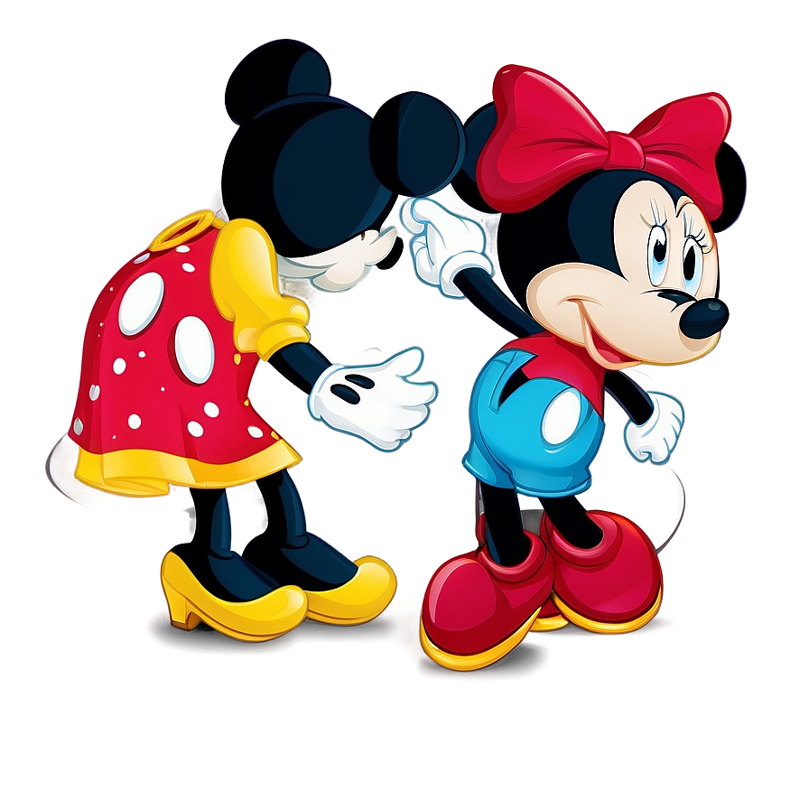 Mickey And Minnie Holding Hands Png Rym41 PNG image