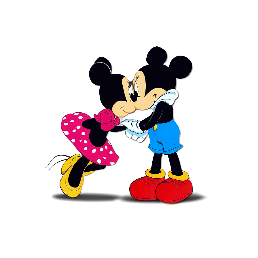 Mickey And Minnie Kiss Png 77 PNG image