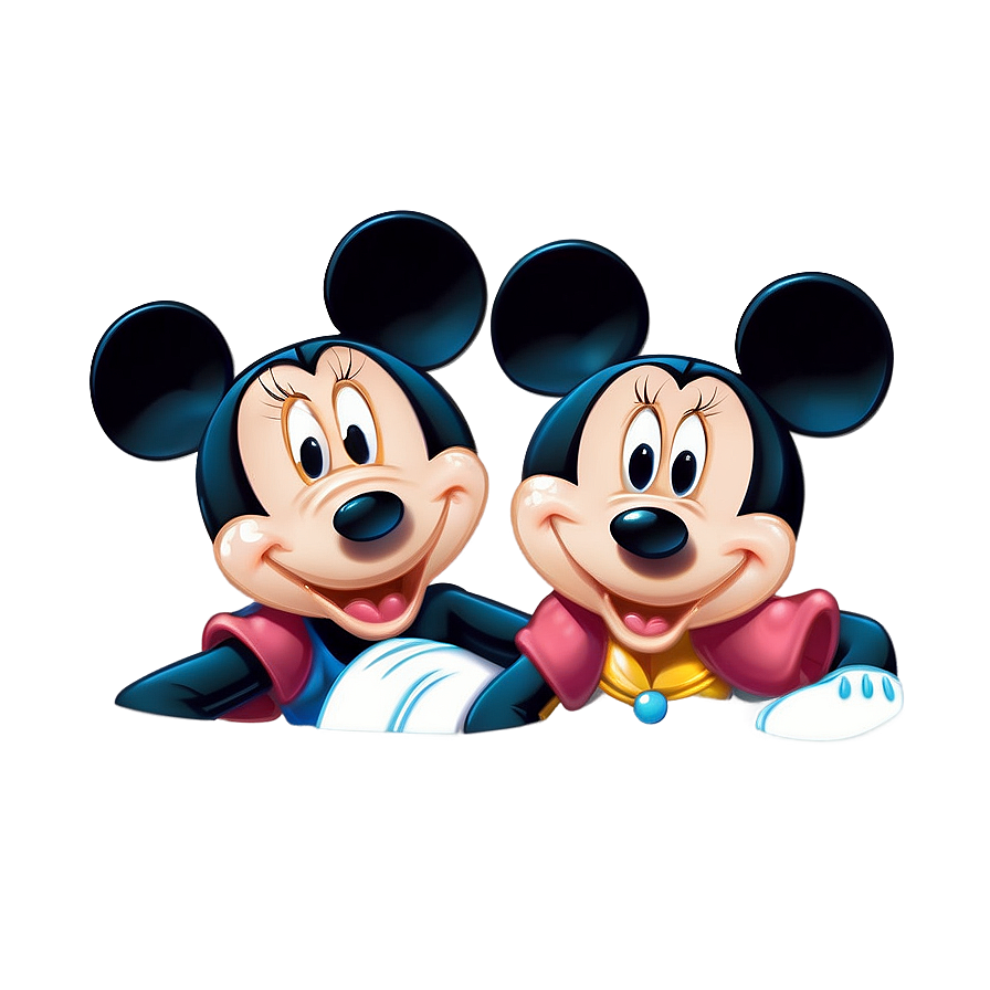 Mickey And Minnie Rainy Day Png Ahh PNG image