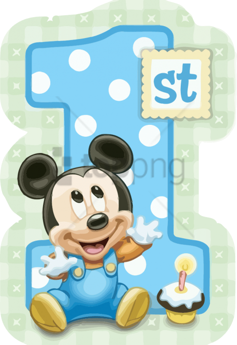 Mickey_ First_ Birthday_ Celebration PNG image