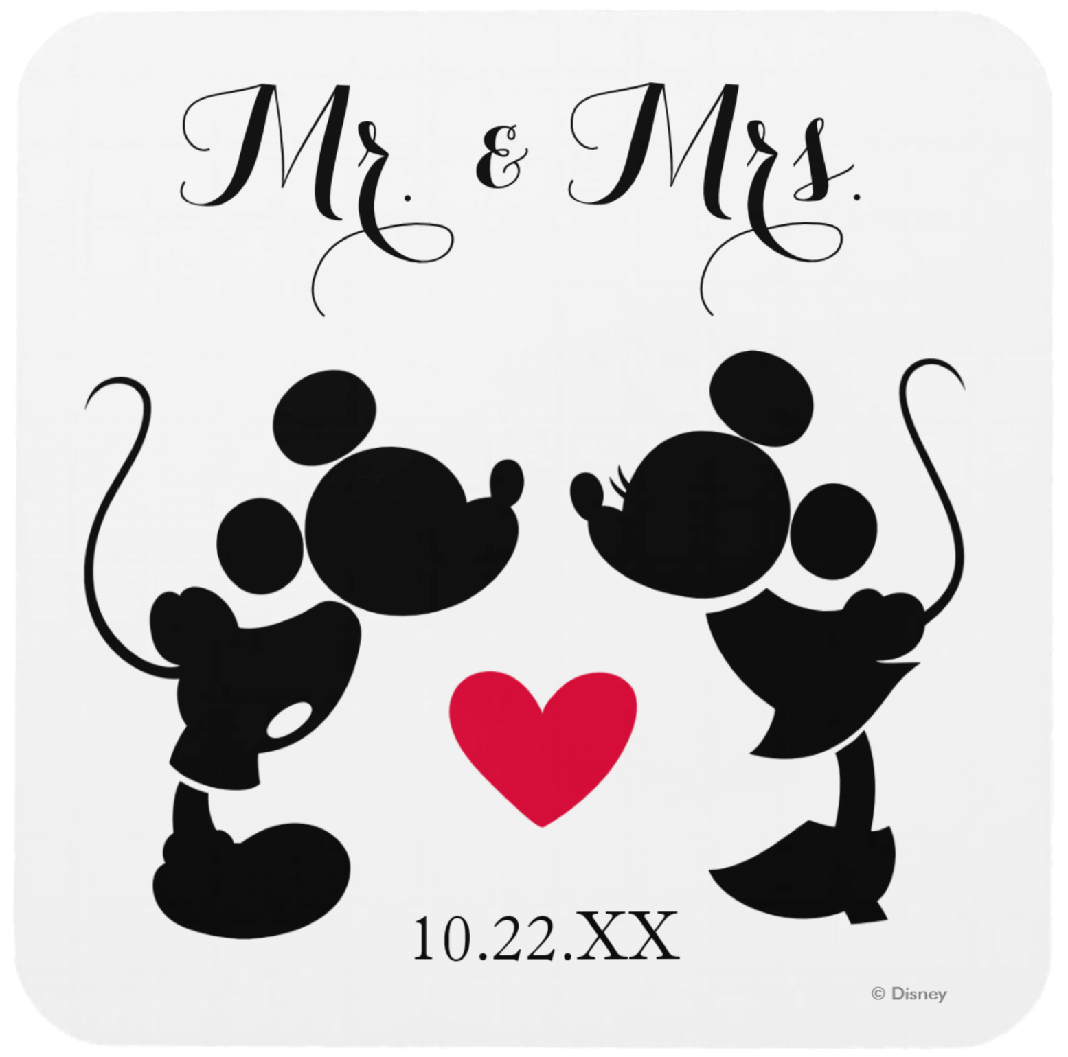 Mickey Minnie Wedding Date PNG image