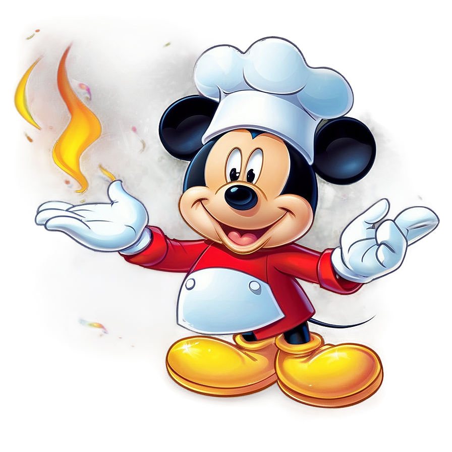 Mickey Mouse Cooking Chef Png 05032024 PNG image