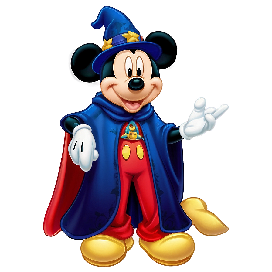 Mickey Mouse Halloween Sorcerer Png Upe PNG image