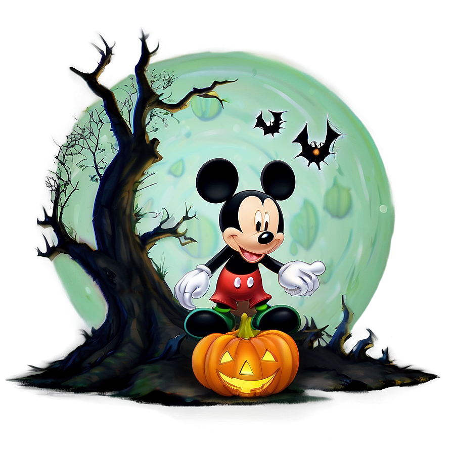 Mickey Mouse Halloween Witchcraft Png 76 PNG image