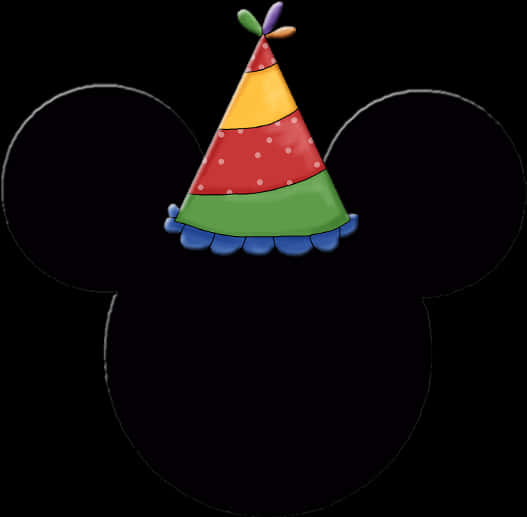 Mickey Mouse Party Hat Illustration PNG image