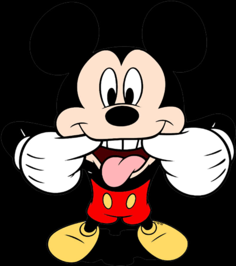 Mickey_ Mouse_ Playful_ Pose PNG image