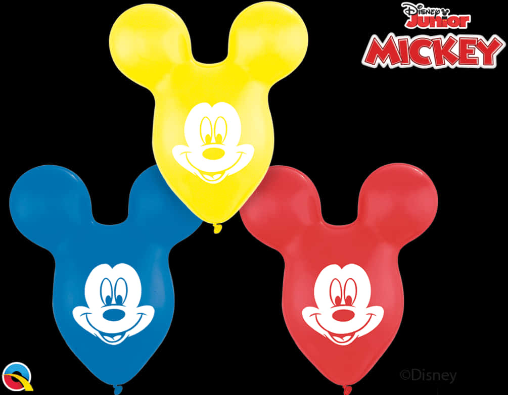 Mickey Mouse Shaped Balloons PNG image