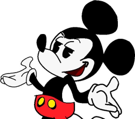 Mickey_ Mouse_ Shrugging_ Gesture PNG image