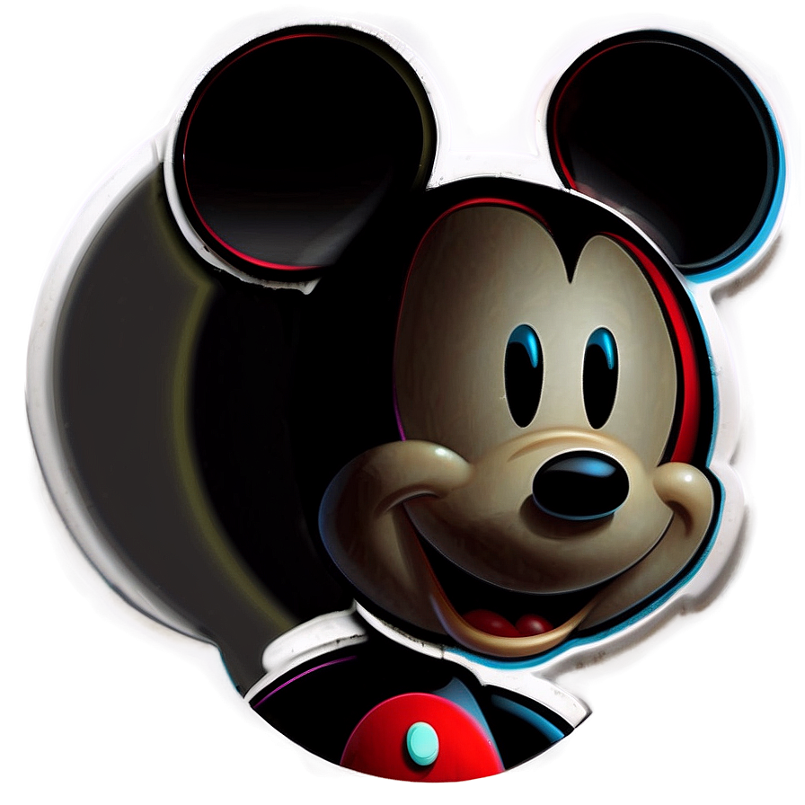 Mickey Mouse Silhouette C PNG image