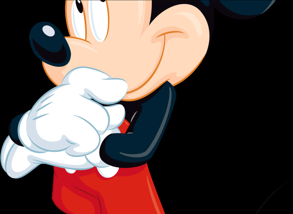 Mickey_ Mouse_ Smiling_ Vector PNG image