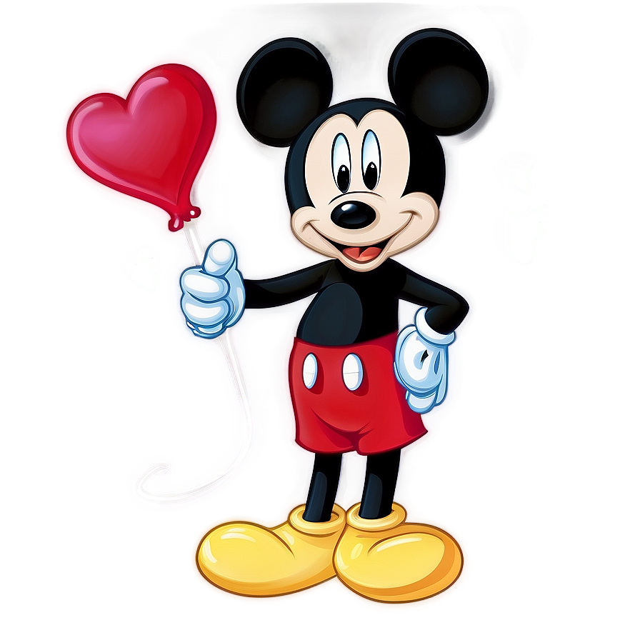 Mickey Mouse Valentine's Day Png 05032024 PNG image