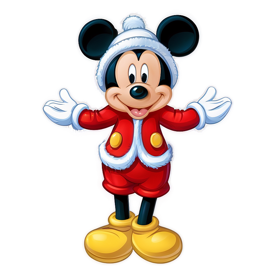 Mickey Mouse Winter Outfit Png Xsl PNG image