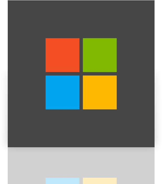 Microsoft Logo Modern Design PNG image