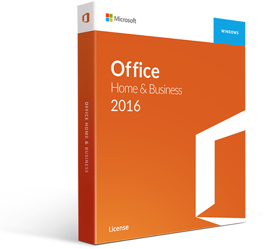 Microsoft Office Home Business2016 Box PNG image