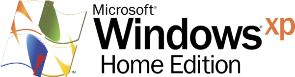 Microsoft Windows X P Home Edition Logo PNG image