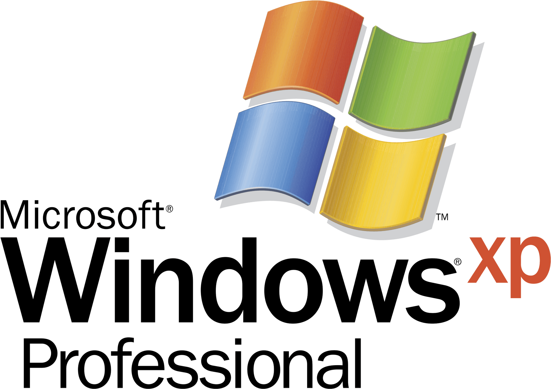 Microsoft Windows X P Professional Logo PNG image