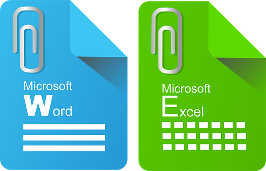 Microsoft Word Excel Icons PNG image