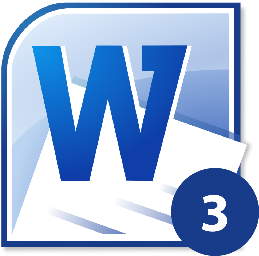 Microsoft Word Icon Version3 PNG image