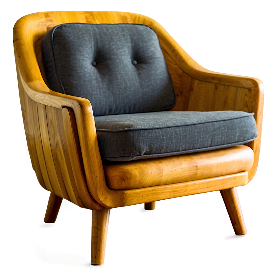 Mid-century Modern Armchair Png 59 PNG image