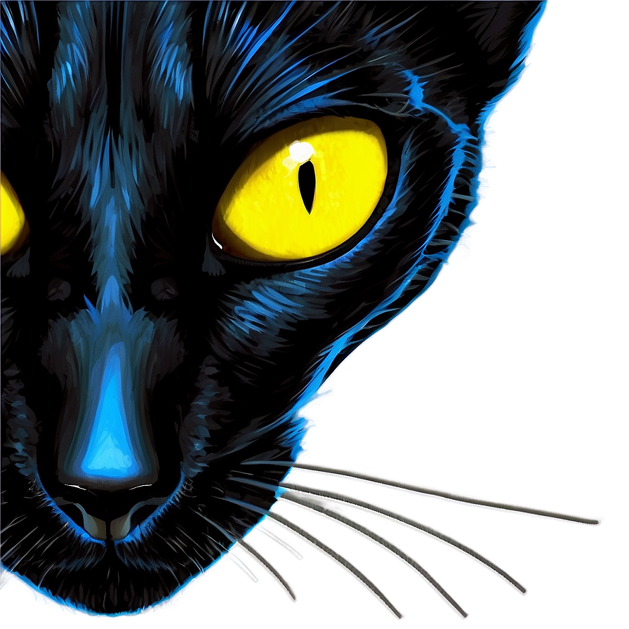 Midnight Black Cat Png Qhg PNG image