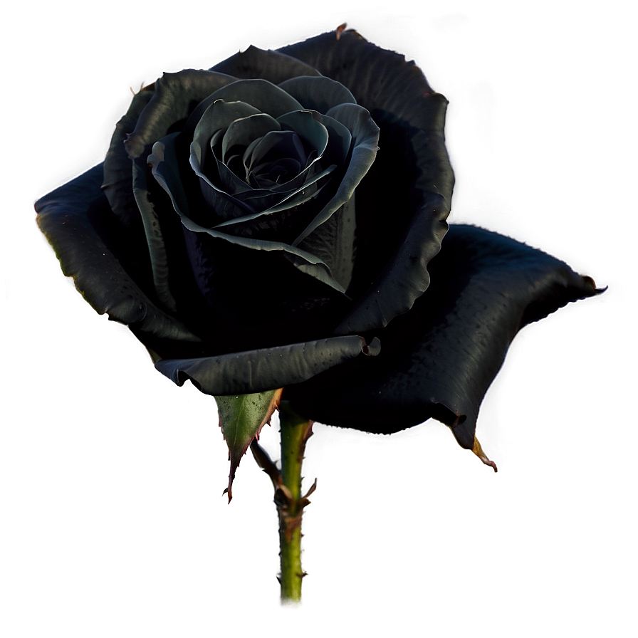 Midnight Black Roses Png 48 PNG image